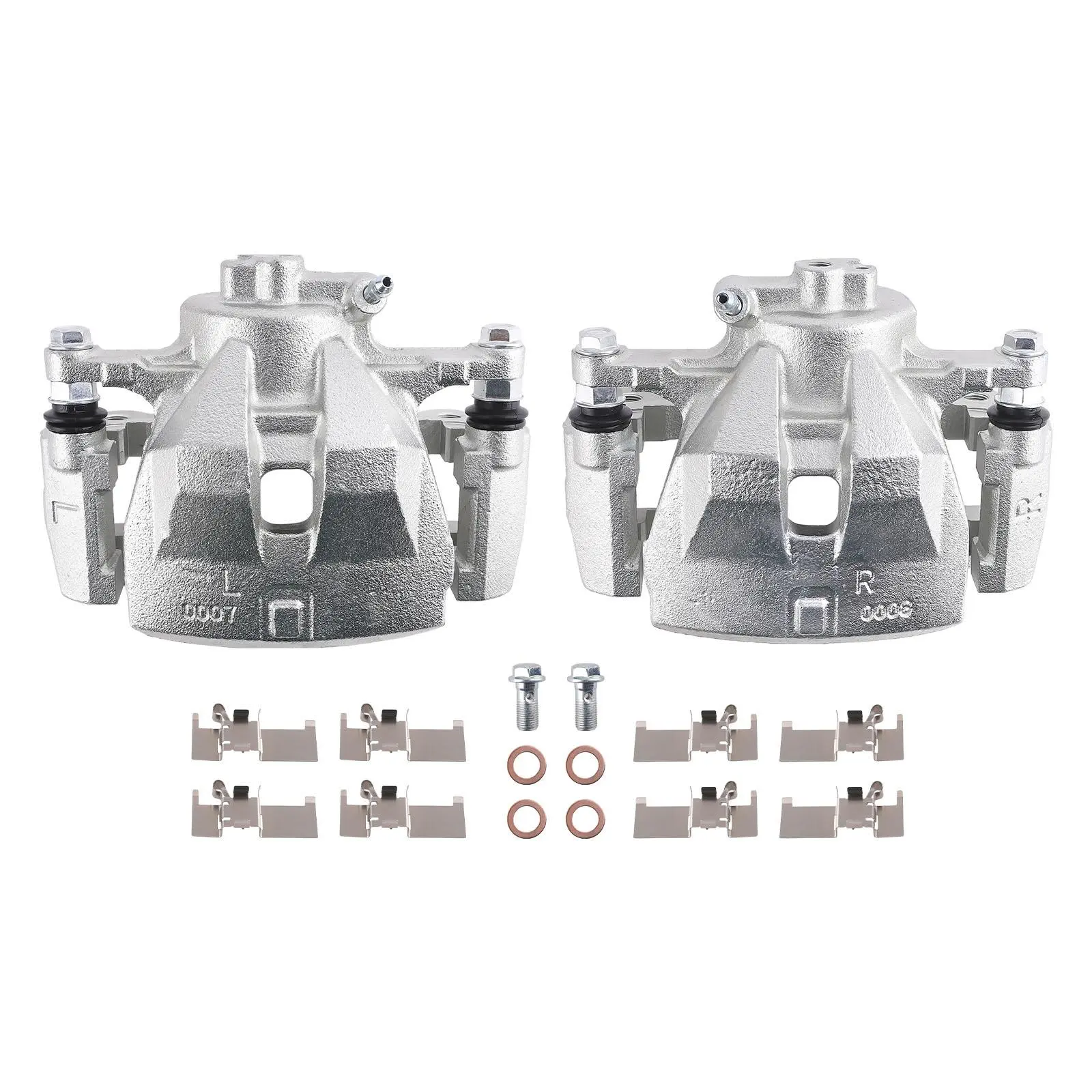 Front Driver/Passenger Disc Brake Calipers compatible for Toyota Avalon 2008-2018 19-P3129