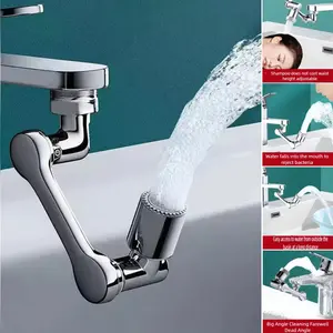 Mechanical Arm Universal Faucet Extender Nozzle, Rotatable Aerator, Household Splash Proof Faucet Extender