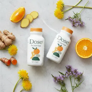 Dose for Your Liver 2oz – Natural Liver Cleanse Drink with Curcumin & Dandelion for Wellness Support, A Caring Gift for Her or Him