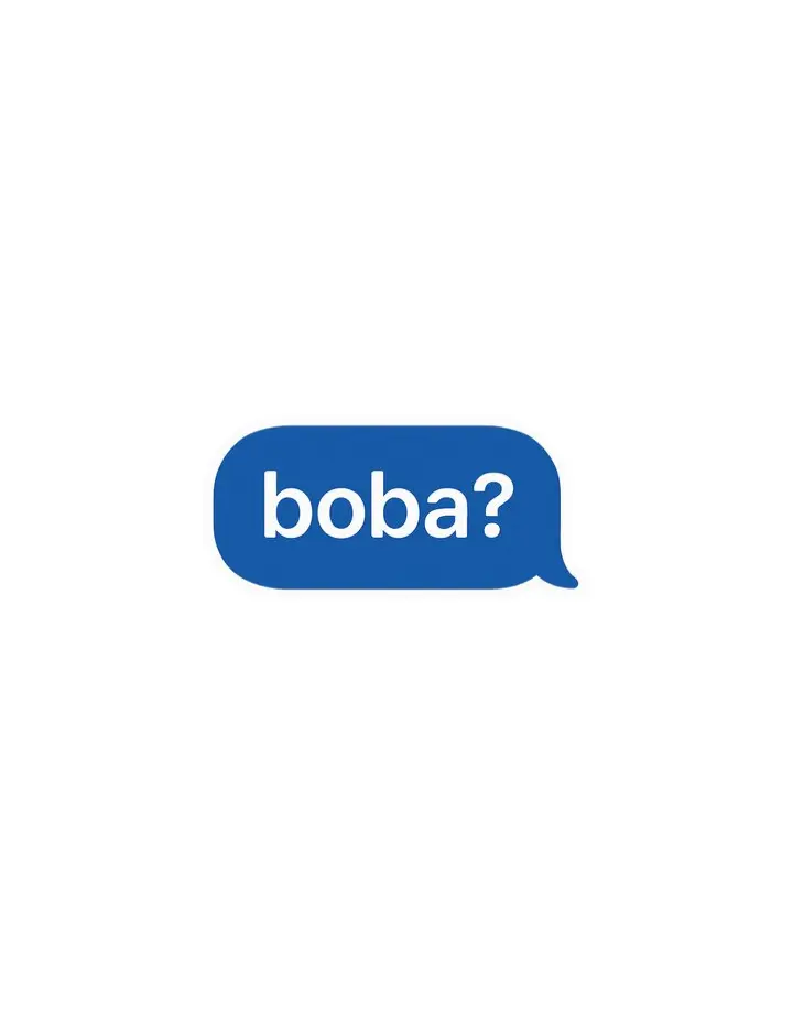 boba? Sticker boba? Sticker