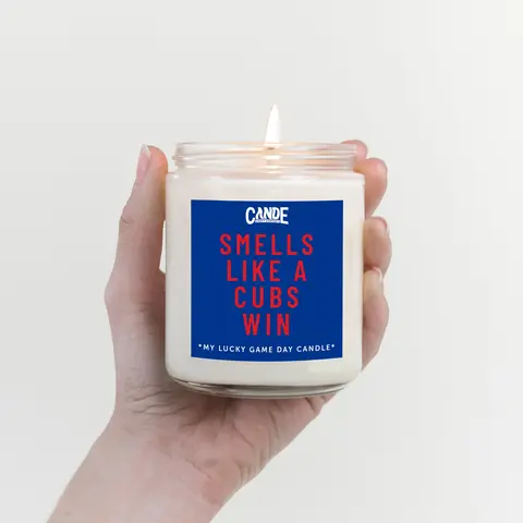 C&E Craft Co. Baseball Win Scented Soy Candle - 35-Hour Burn, Game Day Decor & Baseball Gift for Fans