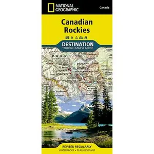 Canadian Rockies Map -- National Geographic Maps, Sheet Map, Folded
