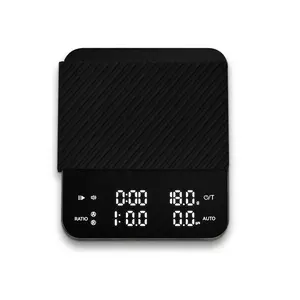 Coffee scale with timer, 0.1g high precision kitchen scale, pour over coffee scale, drip espresso scale with auto tare, touch sensor and silicone cover - 4.4 lbs/2 kg