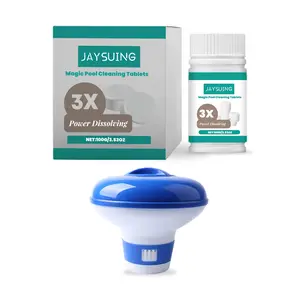 Jaysuing Pool Cleaning Tablets Daily Private Pool Cleaning, Descaling, Odor Removal Instant Cleaning Tablets