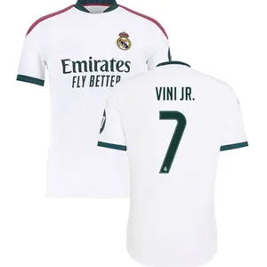 Unisex Soccer/Football Real Madrid Team Vini jr. #7 Laliga 2026/27 Home Replica jersey - White 6W