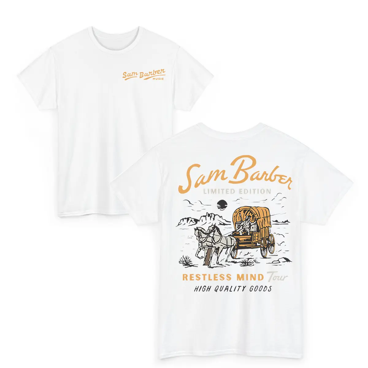 Sam Barber Restless Mind World Tour 2025, Country Music Shirt, Sam Barber Fan Shirt, Pullover, Womenswear