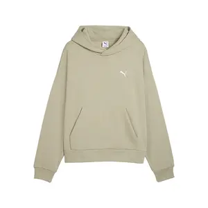 PUMA Mens Wardrobe Essentials Boxy Hoodie Casual Outerwear Casual - Beige