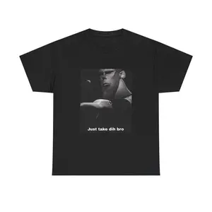 Paranorma Mitch "Js Take Dih" Menswear Vintage Blank Unisex Heavy Cotton Tee T Shirt Crew Neck Classic Fit 100% US Cotton Sustainable Ethical Production