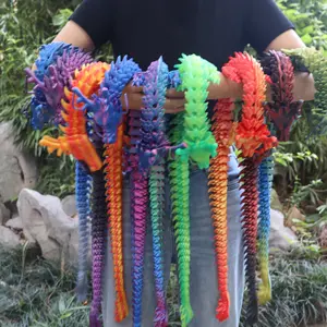 2pcs 3D Printed Dragon Statue Set, Home Decor, Collectible Room Decor, Halloween & Christmas Gift Idea, Perfect for Any Occasion Party Decoration