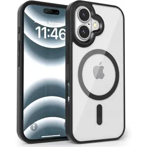 Magnetic Phone Case, Ultra-Thin, Shockproof Transparent Magnetic Charging Handle, Compatible with iPhone 17 Series 17Pro 12 13 14 15 16Pro Max 11