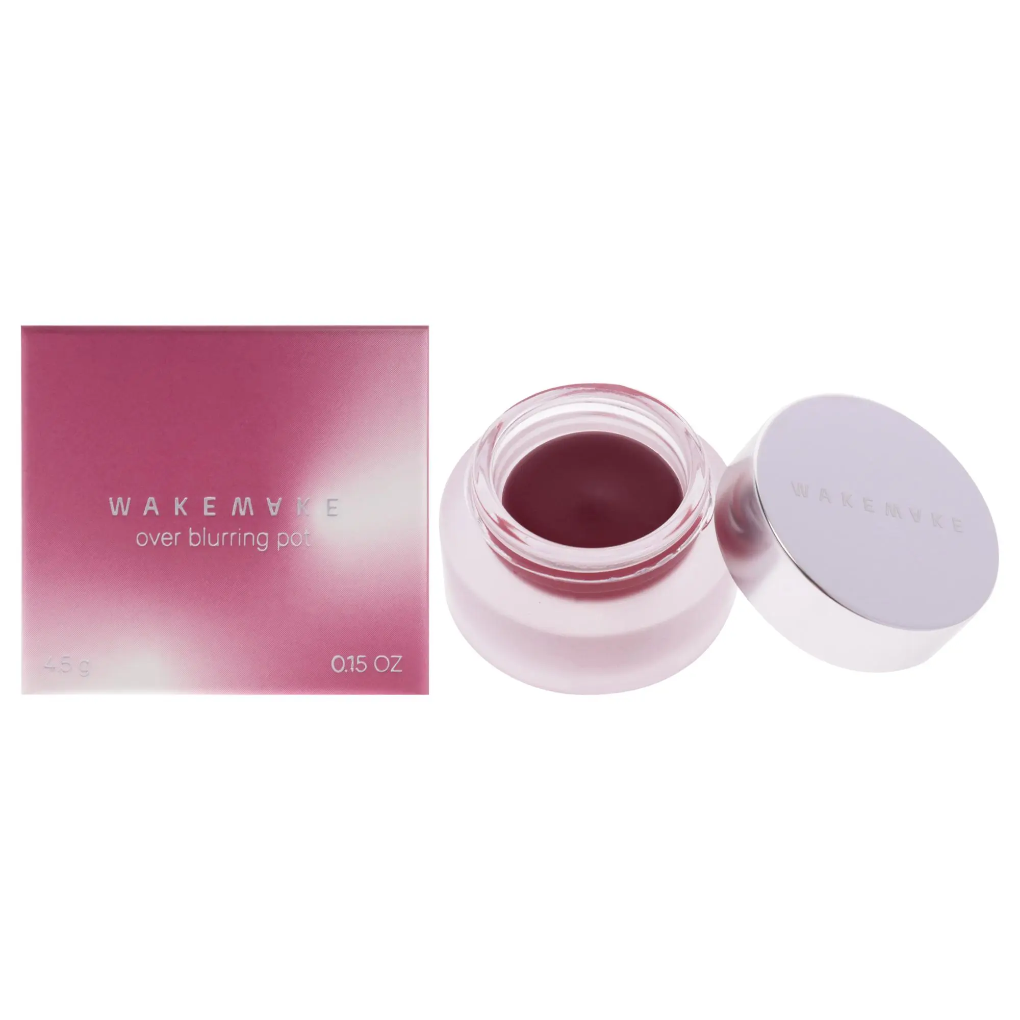 Wakemake Over Blurring Pot Cosmetic - 08 Berry Plum, Women's Compact Beauty Product, 0.15oz On-the-Go Makeup