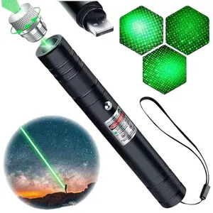 New Green Tactical Flashlights 2000 Metres Green Long Range High Power Handheld Flashlight for Military and Police Use