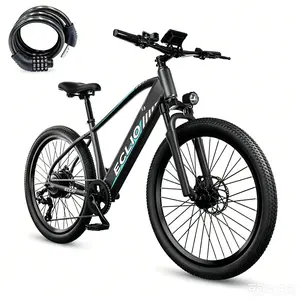 Eclio 750W All-Terrain 26" Inch, 50Mile Range & 22mph Speed – LED Color Dashboard for Beach, Snow, Mountain & Road Ultimate All-Terrain Ebike Electric Bike 50Nm Torque Fat Tire Off-Road Ebike sport and outdoor bicicleta eléctrica electric commuter bike