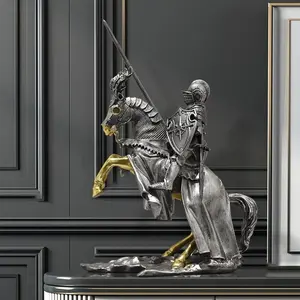 ⚔️Vintage Knight on Horseback Statue - Medieval Home & Office Decor | Perfect Valentine's Day Gift