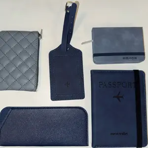 Travel Passport and Bag Tag Drop - Includes Passport Holder & Matching Luggage Tag in Navy Blue Design plus 12 Bingo numbers! Will you hit BINGO and get more??