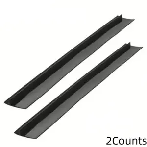 2pcs Silicone Stove Gap Cover, Kitchen Counter Gap Filler, Heat Resistant Oven Gap Filler, Between Kitchen Appliances Washing Machine And Stovetop