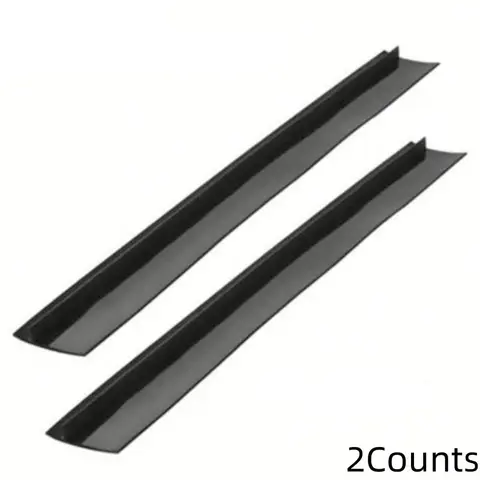 2 Pcs Silicone Stove Gap Cover, Home Kitchen Counter Gap Filler, Heat Resistant Oven Gap Filler, Between Kitchen Appliances Washing Machine and Stovetop