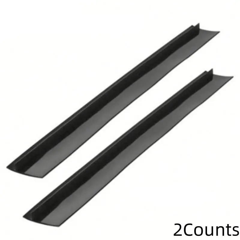 2pcs Silicone Stove Gap Cover, Kitchen Counter Gap Filler, Heat Resistant Oven Gap Filler, Between Kitchen Appliances Washing Machine And Stovetop