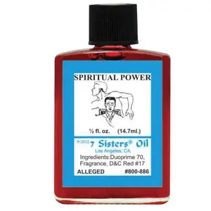 7 Sisters Spiritual Power Oil 1/2 oz to protect from spiritual attacks, negative influences, protection