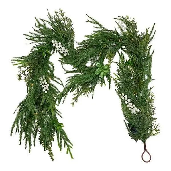 Winter Lane 6' Illuminated Holiday Garland Winter Lane 6' Illuminated Holiday Garland