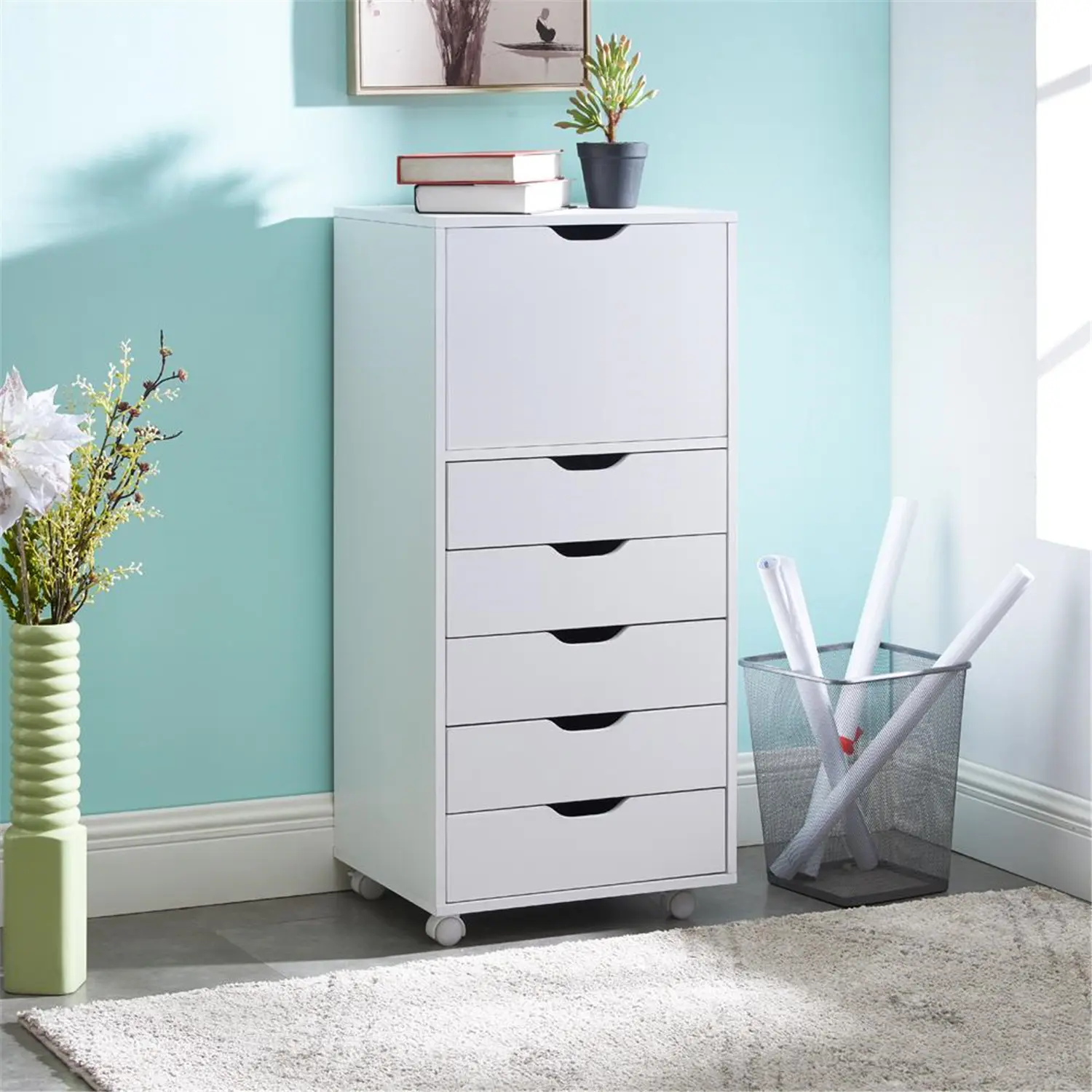 6-Drawer Office Storage Cabinet by 6-Drawer Office Storage Cabinet by