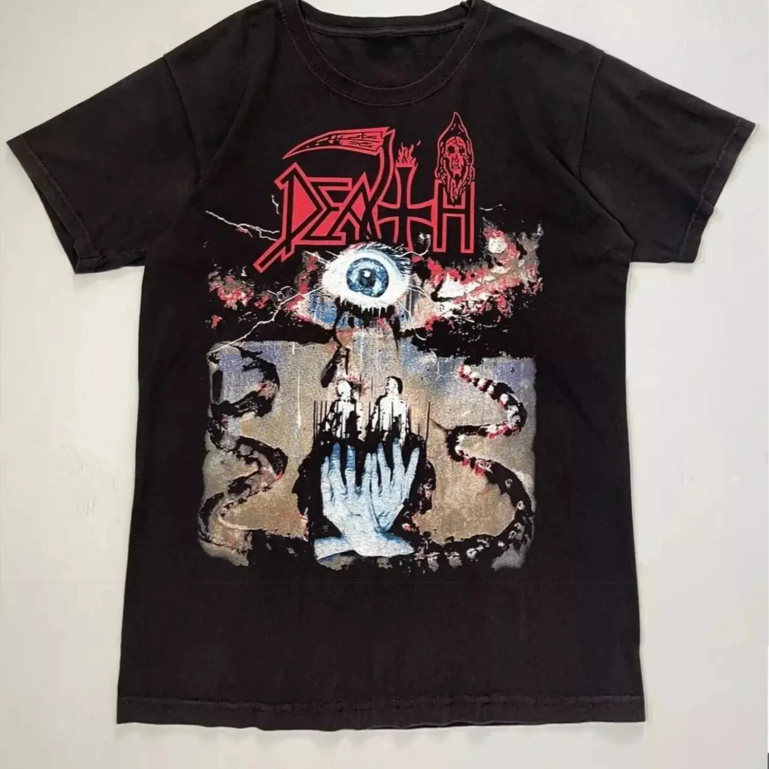 Death Symbolic Album Inspired T-Shirt Rock Band Tee Black S-3XL