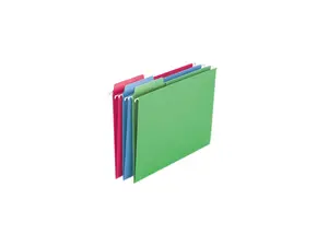 Smead Erasable FasTab Hanging Folders 1/3-Cut Letter 11 Point St Assorted 18/Box 64031