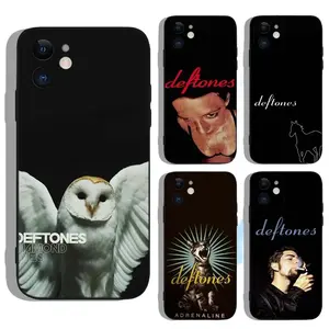 Band D-Deftones  Phone Case For Apple iPhone 17 Pro Max Air,16,15,14,13,12,11,XS,XR,X,8,7,Pro,Max,Plus,mini & Samsung Galaxy S25 Ultra S24 S23 S22 S21 Plus Silicone Black Cover
