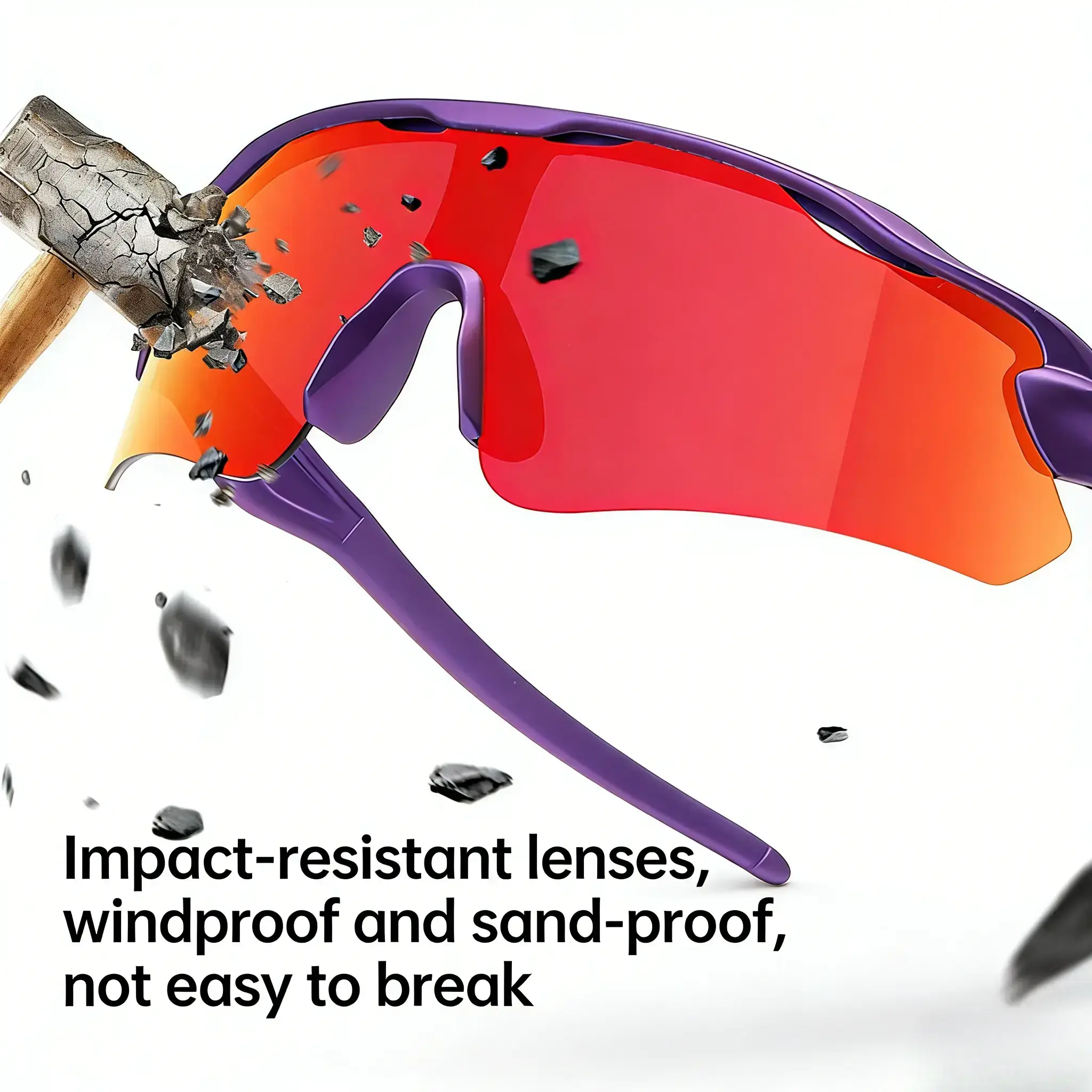 3 sets of laser polarized sports sunglasses, UV400 protective riding glasses, anti-collision, anti-glary, wind-proof glasses, suitable for outdoor fishing, cycling, mountaineering, etc.RAIMENTRY 3 sets of laser polarized sports sunglasses, UV400 protective riding glasses, anti-collision, anti-glary, wind-proof glasses, suitable for outdoor fishing, cycling, mountaineering, etc.RAIMENTRY