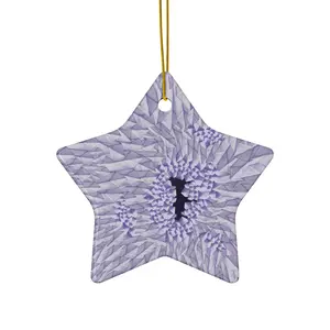 Ceramic Ornament - Amethyst Geode Christmas Ornament
