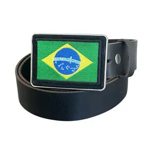 Brazilian Flag Belt Buckle