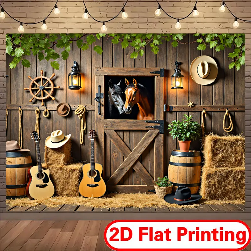 1pc 2D flat Polyester Flat Printing Backdrop Banner for Classroom, Kindergarten & Learning Spaces