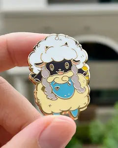 Mareep and Wooloo Pokemon Enamel Pin - galerians and Johto varians.
