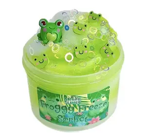 Snoop Slimes - Premium Scented Squishies : Choose Your Slime Toy ! Froggy Freeze Sorbet Slime, Ducks in a Pond Slime, Honeydew Popsicle Slime