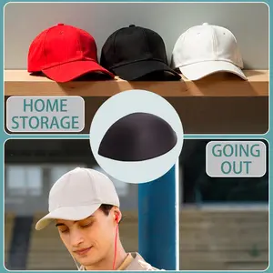 5-pack Hat Shaper Insert -MeshVentilation Design Strong ShapeRetention & Anti-DeformationReusable & Hand Washable Easy-Install Baseball Cap Shaper