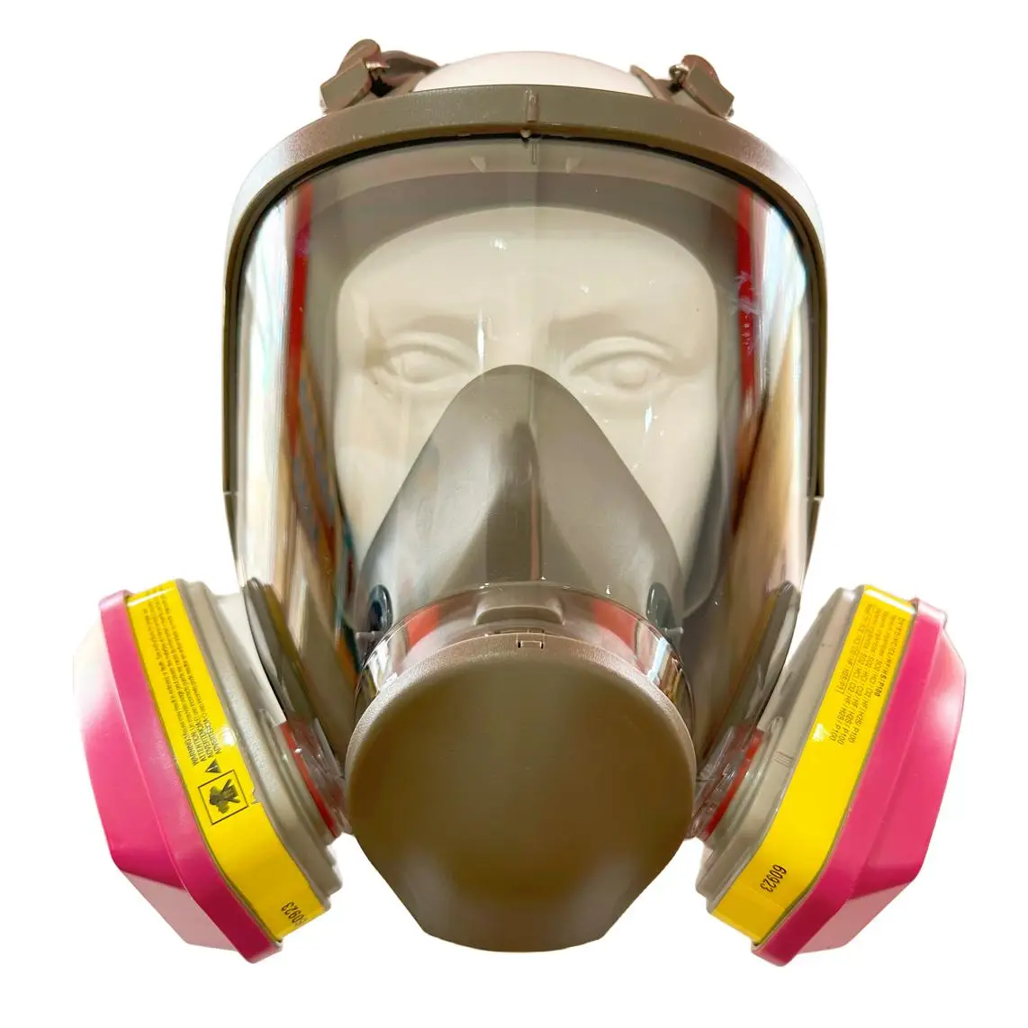 Reusable Anti-fog Anti-poison Mask with 2 Upgraded High-efficiency Filters, Dust-proof Anti-gas Full Face Mask, Suitable for Painting, Woodworking, Co