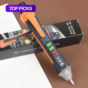 Non-Contact Voltage Tester, 12-1000V AC Electric Tester Pen, Circuit Breaker Finder, Power Circuit Tester, Electric Indicator Wall Tool with Flashlight and Buzzer #TOP PICKS