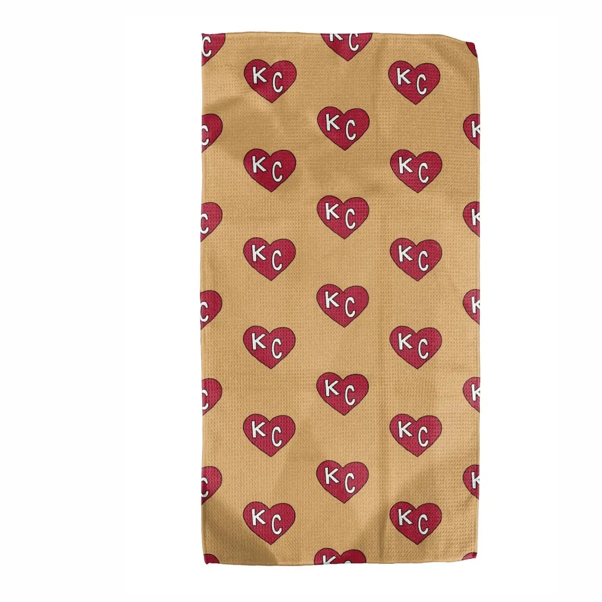 Kc Hearts Plaid Bartender Towel
