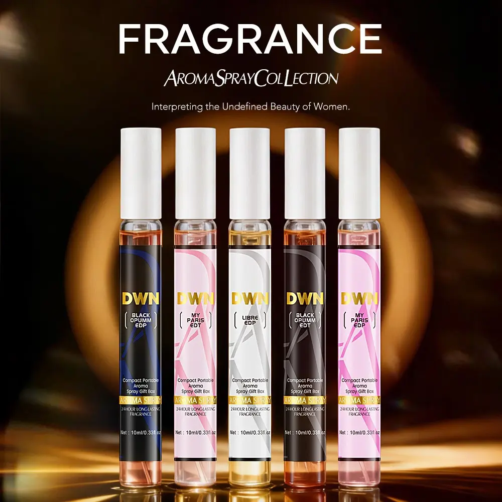 5-Piece 10ML Classic British Aroma Gift Set, Wood/fruit Scented Fragrance, Long-Lasting, Travel Essential, Valentine's Day Gift, Perfume Sample Set, Perfume Gift Sets, Fragrance Ensemble