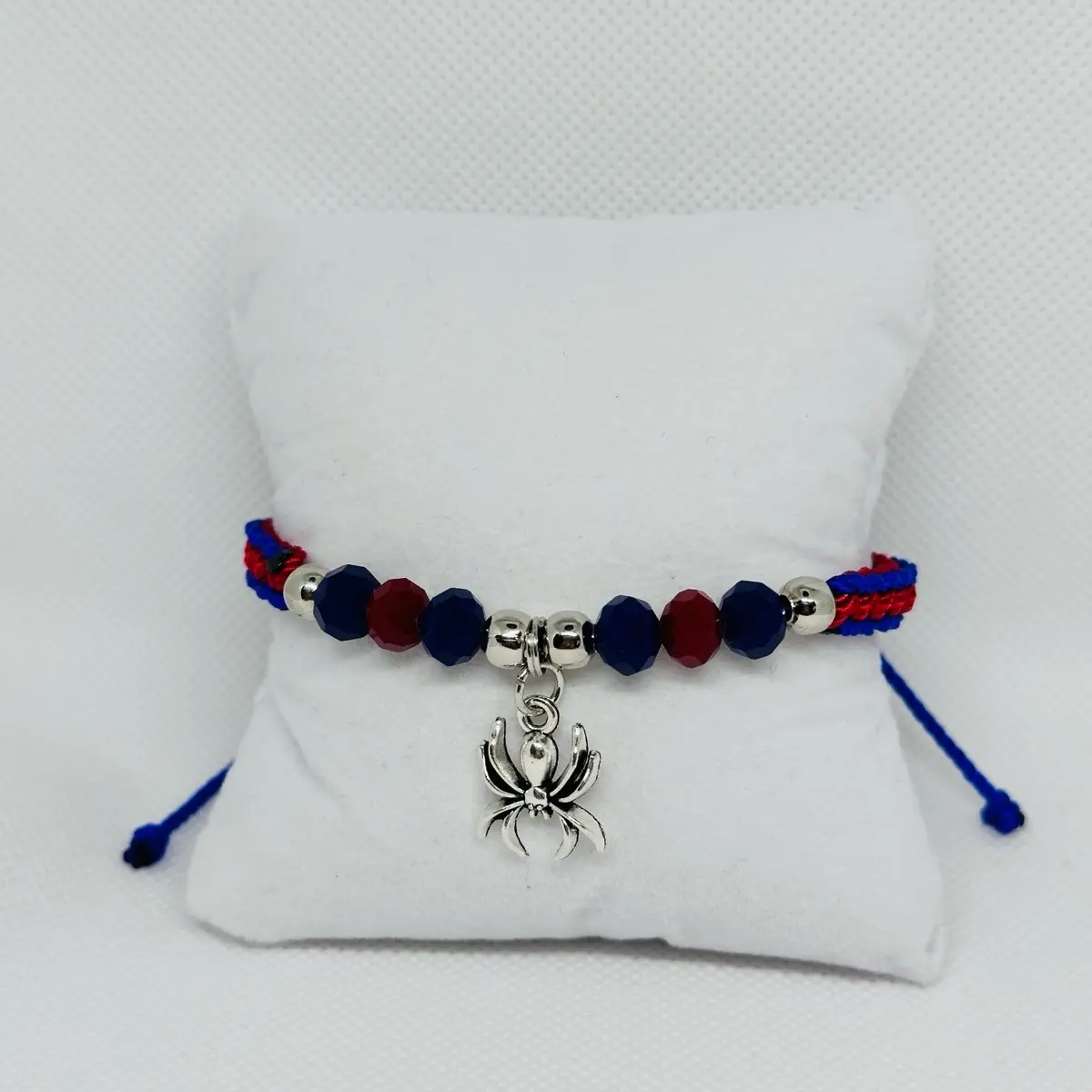 Spider bracelet - Red & Blue