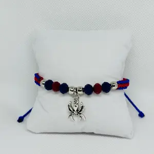 Spider bracelet - Red & Blue