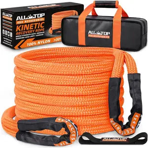 Kinetic Recovery Rope - 1in x 20ft - 48,000 Lbs - Orange Kinetic Recovery Rope - 1in x 20ft - 48,000 Lbs - Orange