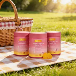 Natural  2in1 WAP Probiotic Gummies Odor Control pH Balance Her Juicy Feminine Gummies, Premium Probiotic Support forWomen's pH Balance & Intimate Wellness, with Slippery Elm& Prebiotic Complex,  Balance Vitamins Women's Probiotics Slippery Elm Wellness