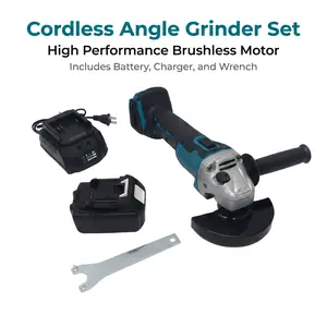 Makita DGA404 125mm Cordless Brushless Metal Cutting Abrasive Tool for Stainless Steel and Outdoor