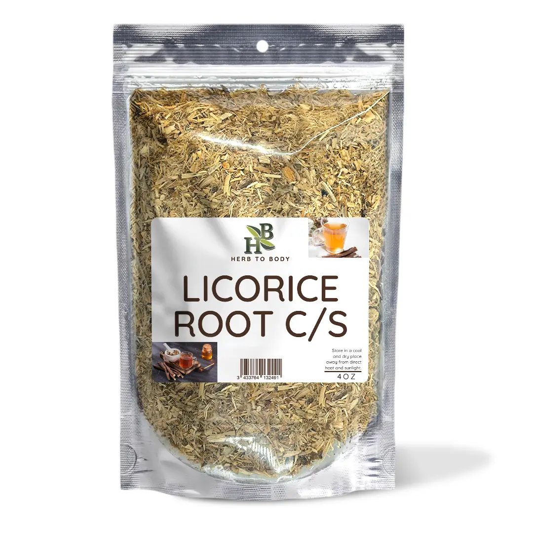 Licorice Roots C/S - 4oz, 1lb | Blendable for Tea, Mix Into Warm Water, Use in Smoothies | Herb For Body