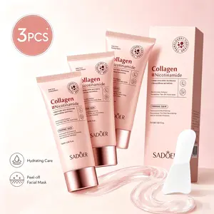 【3 Bottles】SADOER Overnight Repair Mask Deep Hydration Soothing Sensitive Skin, Strengthening Skin Barrier, Enhancing Moisture Levels, Suitable All Skin Types