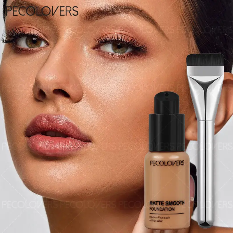 Long-lasting Soft focus Foundation - Clear Finish, Buildable Coverage, and Natural Bare Skin Effect,Flawless Makeup
