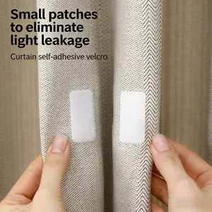 Strong Self-Adhesive Hook and Loop Tape – Double-Sided for Curtains, Door Curtains & Fasteners