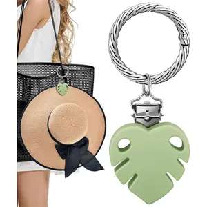 Hat Clip - Hat Holder for Travel  Bag -  Hands Free Hat Clip for Purse Luggage - Protect Hat from Falling