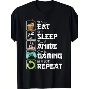 Vibrant Otaku Anime Manga T-Shirt - Boys' Soft T-Shirt, Casual Wear, Everyday Tee, Graphic Print Shirt, Pop Culture Design, Comfortable Fit, Durable Stitching, Round Neck Shirt, Short Sleeve Tee, Casual Wearers, Young Boys